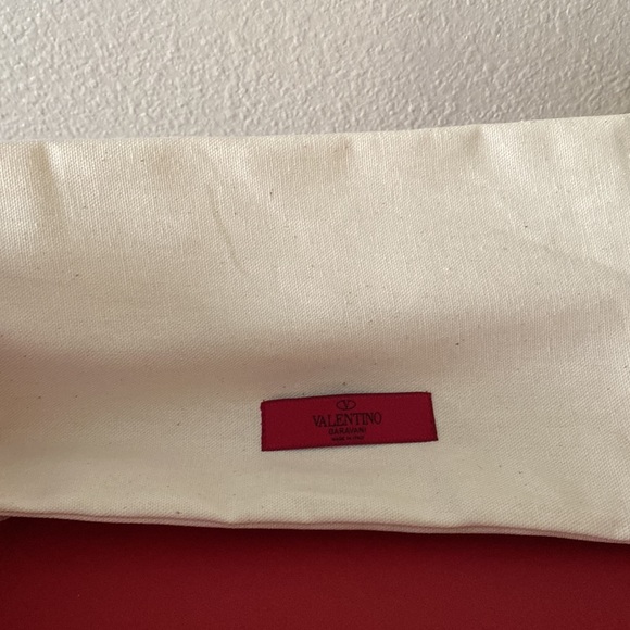 Valentino Garavani White and Gold Studded Sandals - Picture 11 of 12